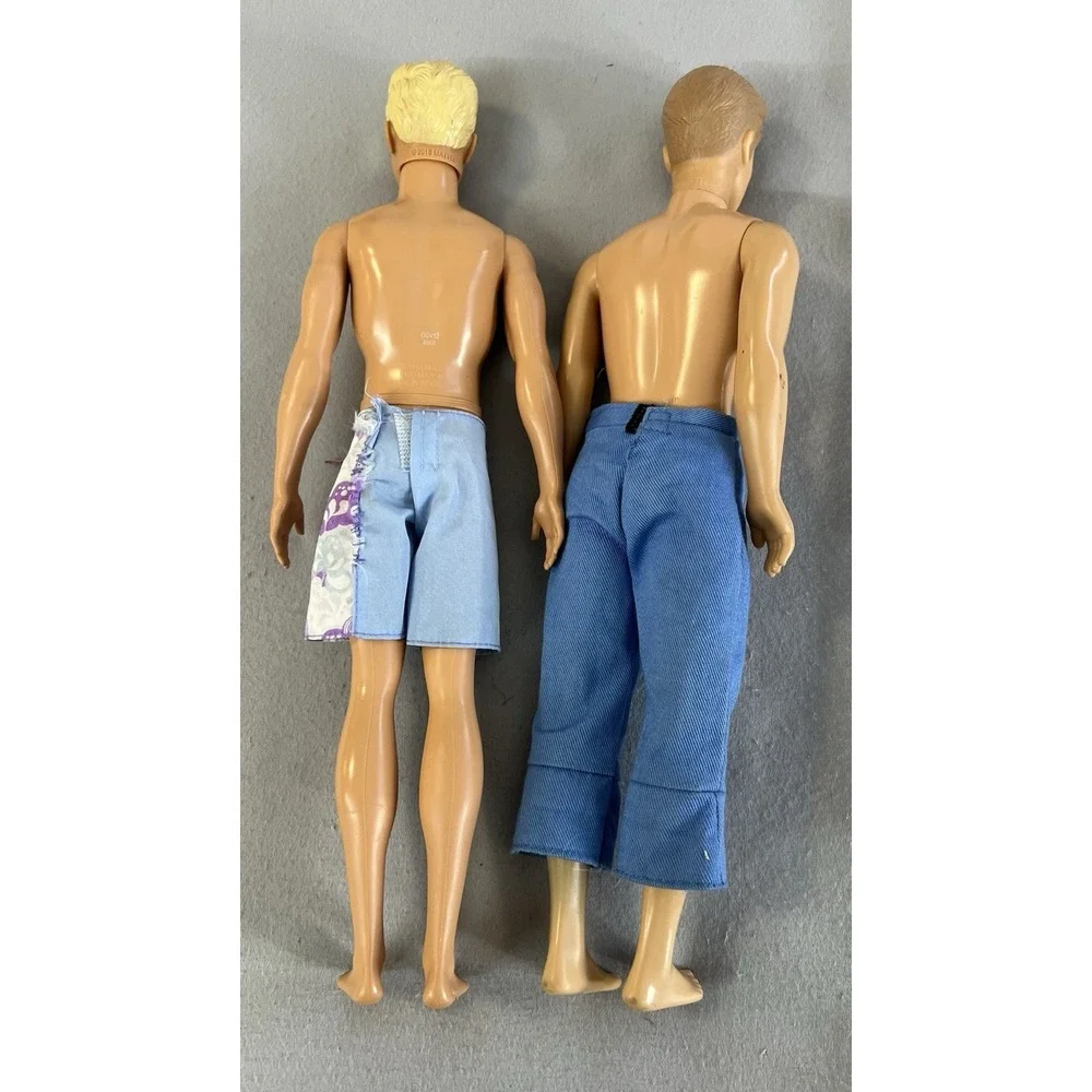 Vintage Mattel two‎ collectible Ken dolls produced by Mattel 1968 And 2016